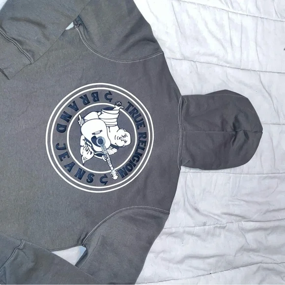 True religion Logo Seal Zip Hoodie